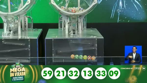 Mega da Virada 2025 paga prêmio recorde de R$ 1,09 bilhão após atraso no sorteio
