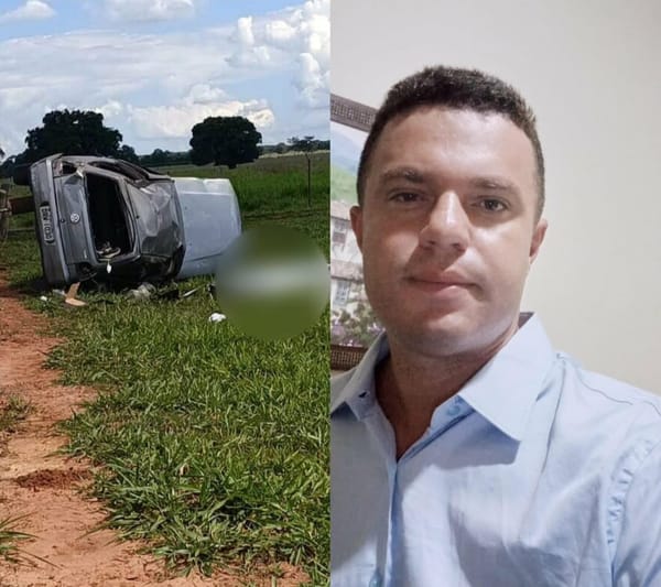 Capotamento de carro mata jovem de 29 anos em estrada vicinal entre Santa Clara d’Oeste e Santa Fé do Sul