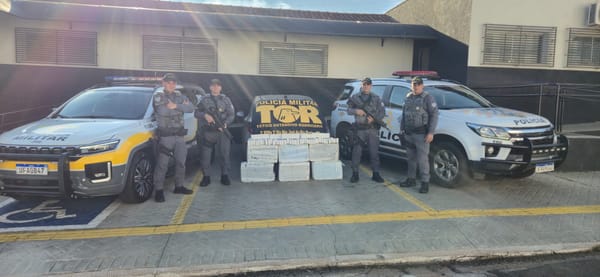 TOR prende traficante com mais de 200 kg de maconha na Washington Luís em Cedral