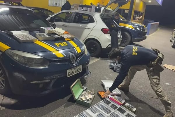 PRF apreende anabolizantes e medicamentos contrabandeados na BR-153 em José Bonifácio