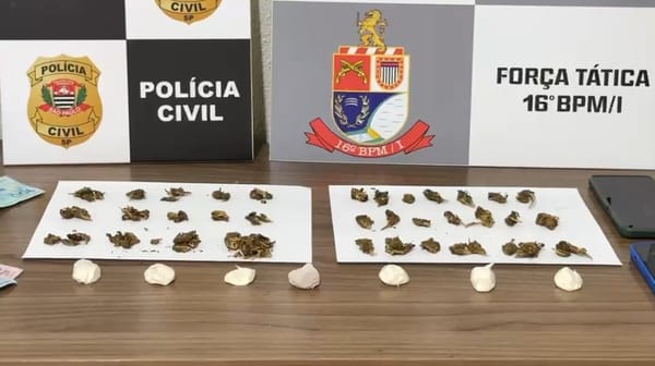 Dois homens são presos por tráfico de drogas no Universitário em Santa Fé do Sul