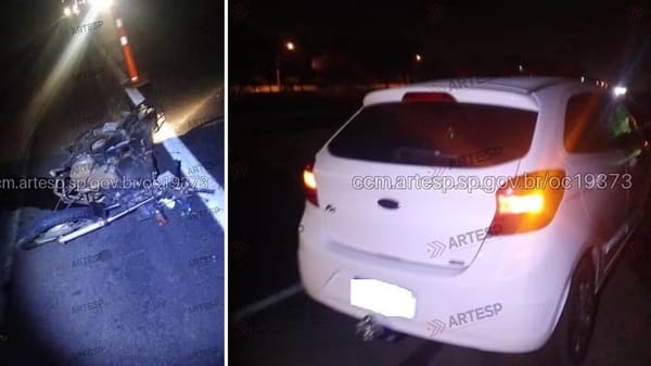 Motociclista morre após acidente e atropelamento na Rodovia Washington Luís em Rio Preto